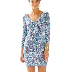 Lilly Pulitzer Juliet Fitted T-Shirt Dress, sz Sm